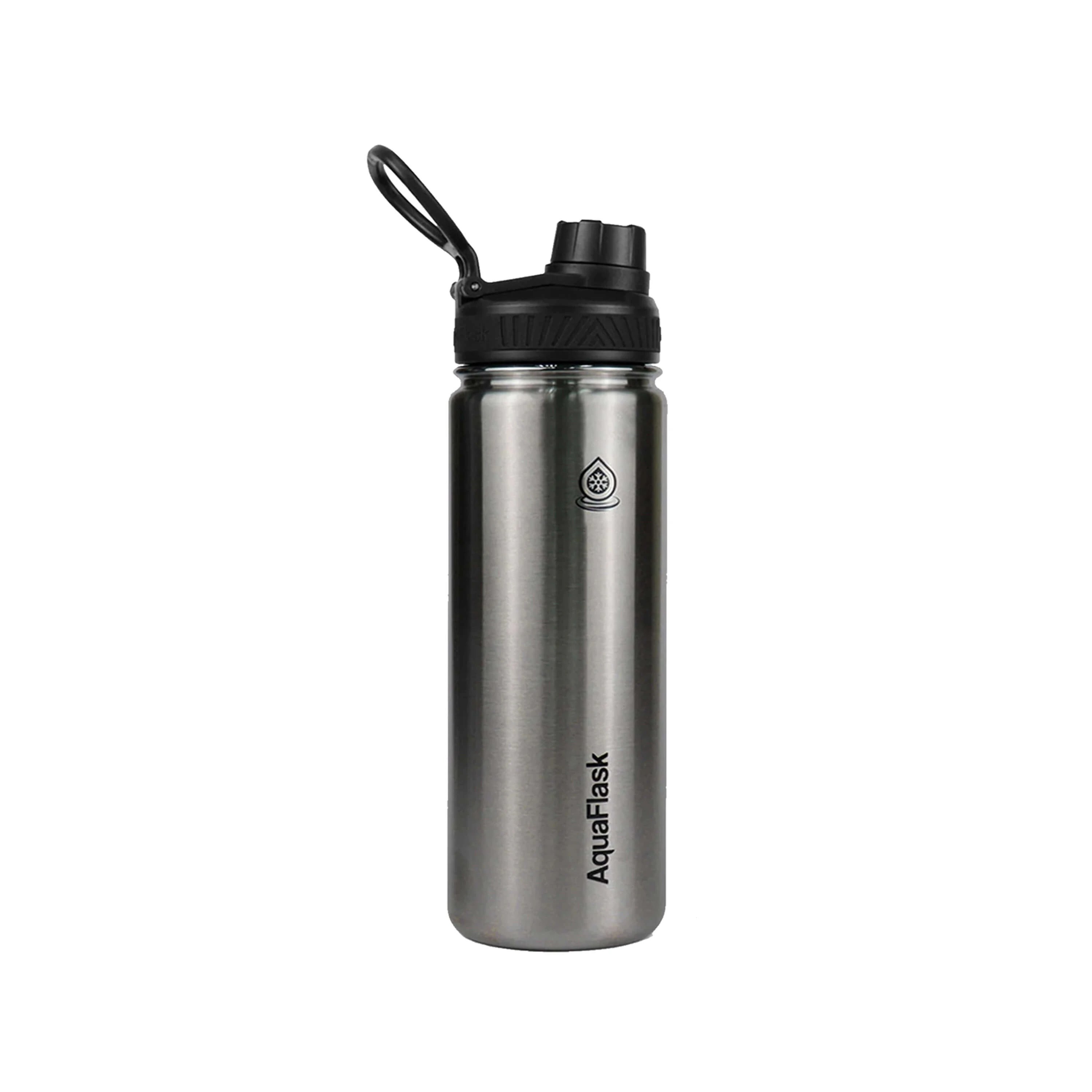 AquaFlask Original Vacuum Insulated Water Bottles 530ml (18oz) - Stone Silver Steel