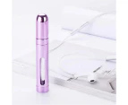 12ML Mini Perfume Bottle Atomizer Refillable Perfume Spray Bottle Portable Travel Aluminum Cosmetic Empty Spray Scent Pump Tools - Purple