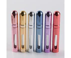 12ML Mini Perfume Bottle Atomizer Refillable Perfume Spray Bottle Portable Travel Aluminum Cosmetic Empty Spray Scent Pump Tools - Purple