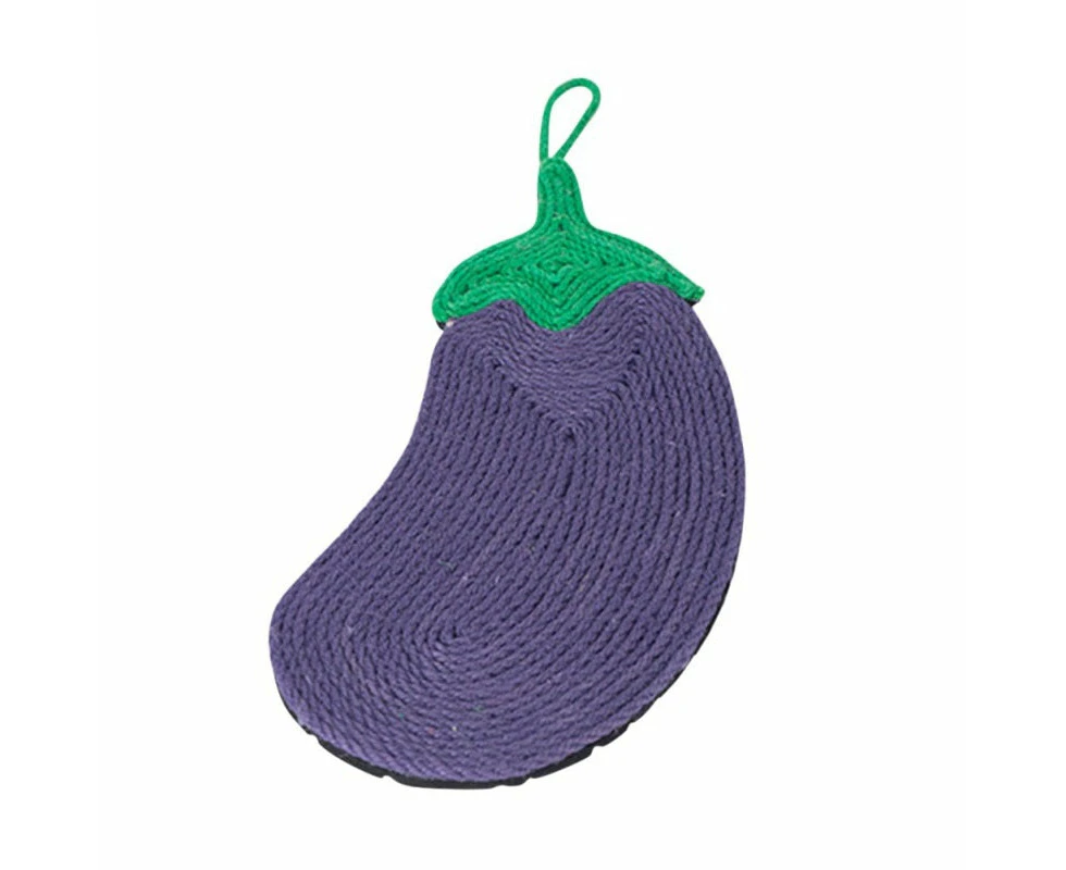 Creative Fruits Cat Scratching Mat - Purple