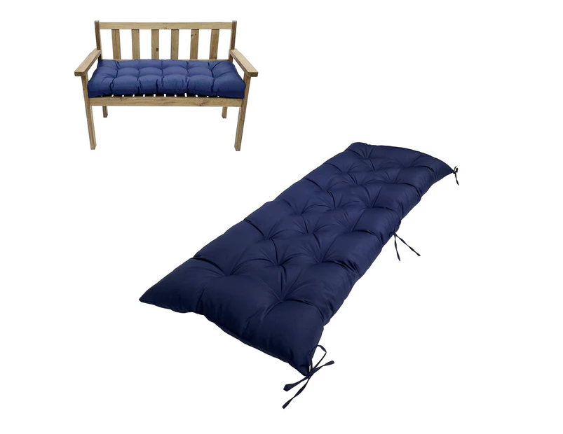 Outdoor Bench Cushions for Patio Furniture Porch Swing Cushions Loveseat Bench Seat Pad-Navy