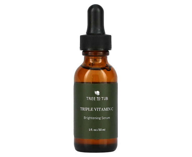 Triple Vitamin C Serum for Face, Brightening & Anti Aging Serum for Sensitive Skin, 1 fl oz (30 ml)