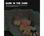 Kids Flip Out Sofa Convertible Couch Lounge Chair Fold Comfy Toddler Bed 2 Seater Childrens Armchair Storage Glow in The Dark