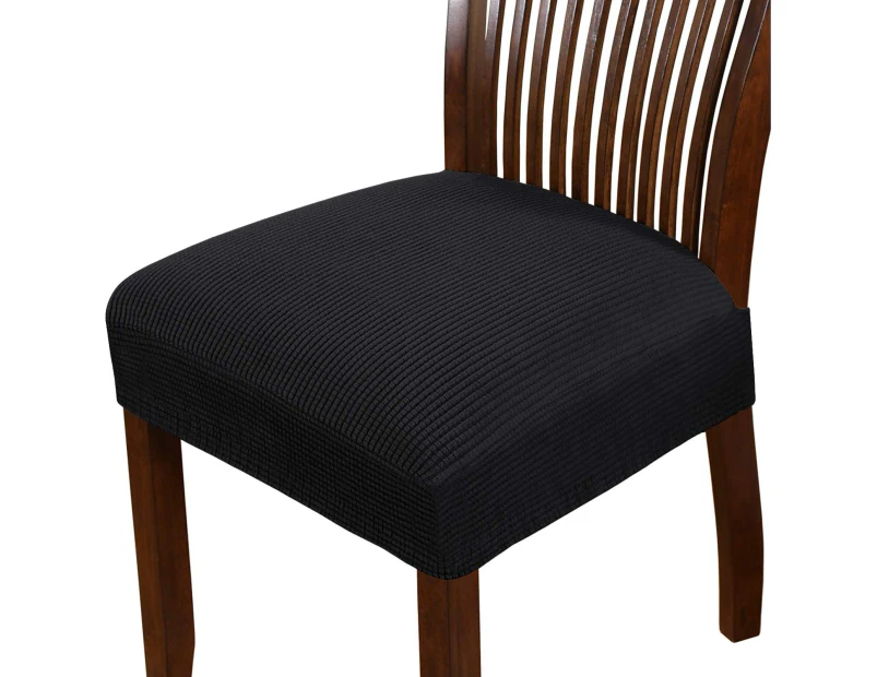 2pcs Dining Chair Seat Cover Stretch Spandex Chair Seat Covers Chair Seat Cushion Slipcovers for Dining Room Kitchen Chairs