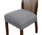 2pcs Dining Chair Seat Cover Stretch Spandex Chair Seat Covers Chair Seat Cushion Slipcovers for Dining Room Kitchen Chairs