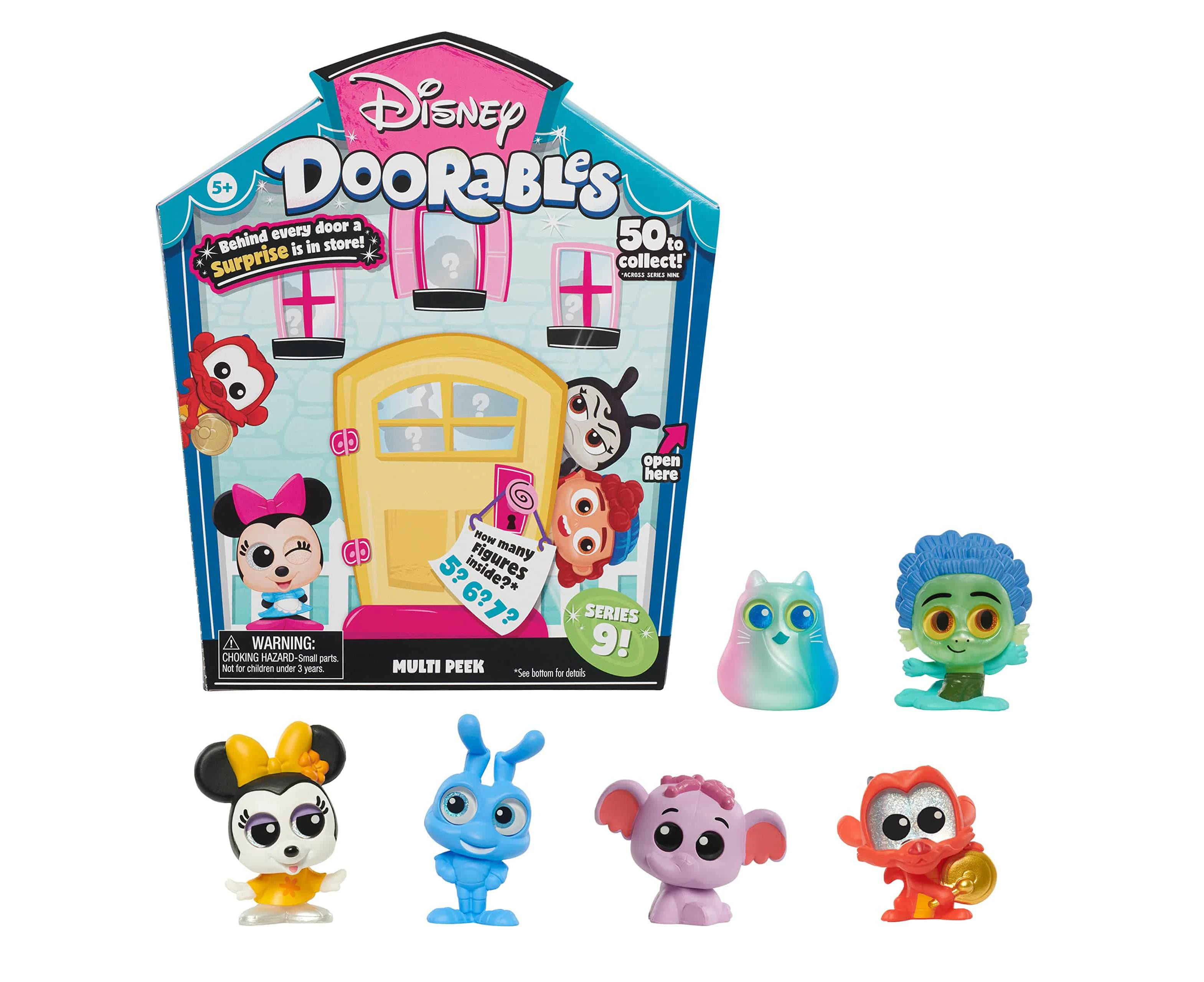 Disney Doorables Multi Peek Series 9, Collectible Blind Bag Figures, Officially Licensed Kids Toys For Ages 5 Up