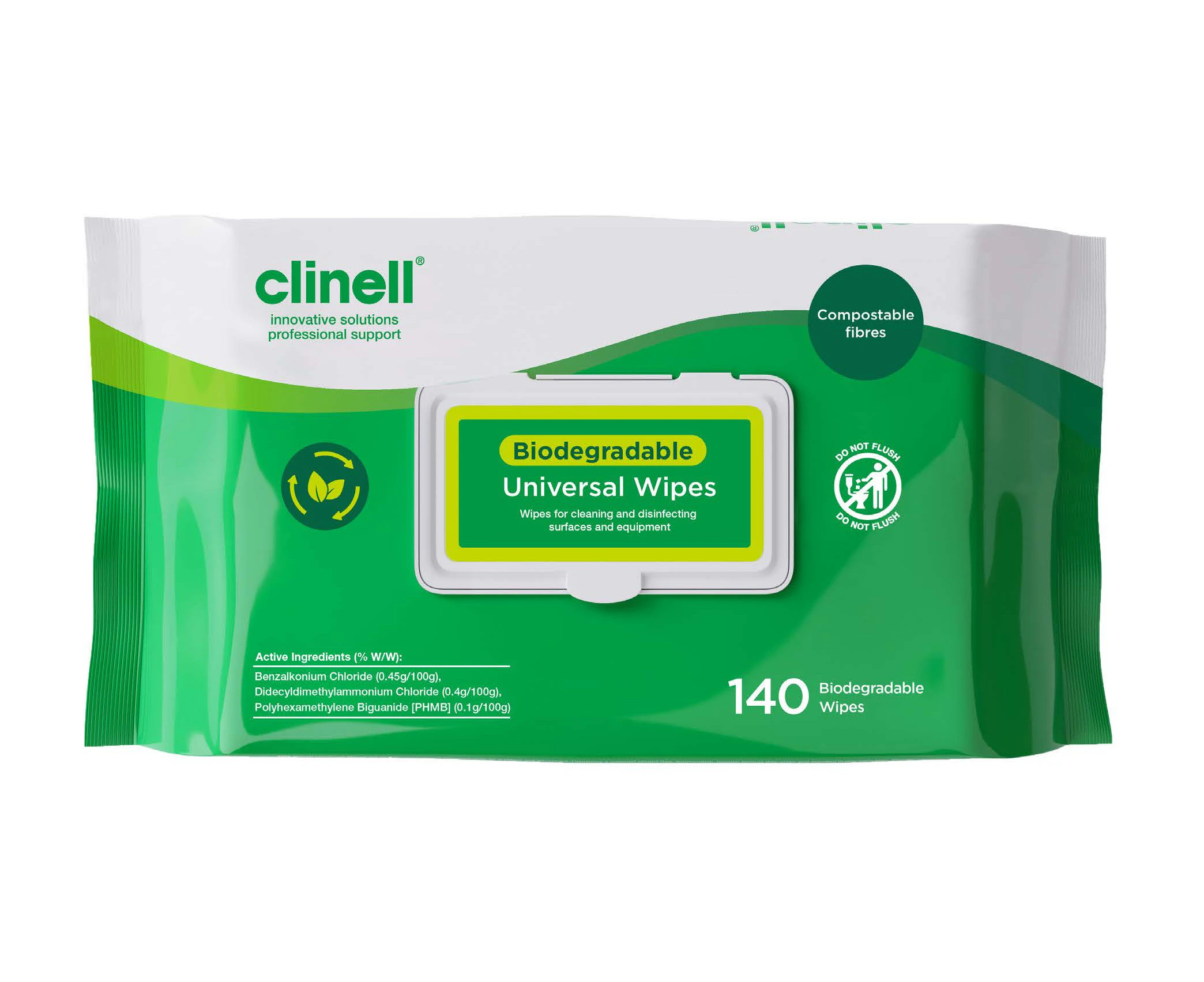 Clinell | Biodegradable Universal Wipes – Hospital Grade