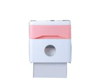 Wall Mounted Toilet Paper Roll Holder Bathroom Tissue Box Waterproof Dispenser