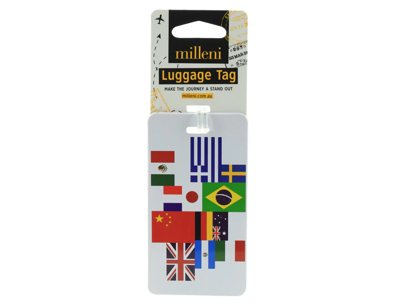 Milleni Travel Flags Luggage Tag
