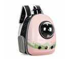 Large Bubble Astronaut Cat Backpack - Pink