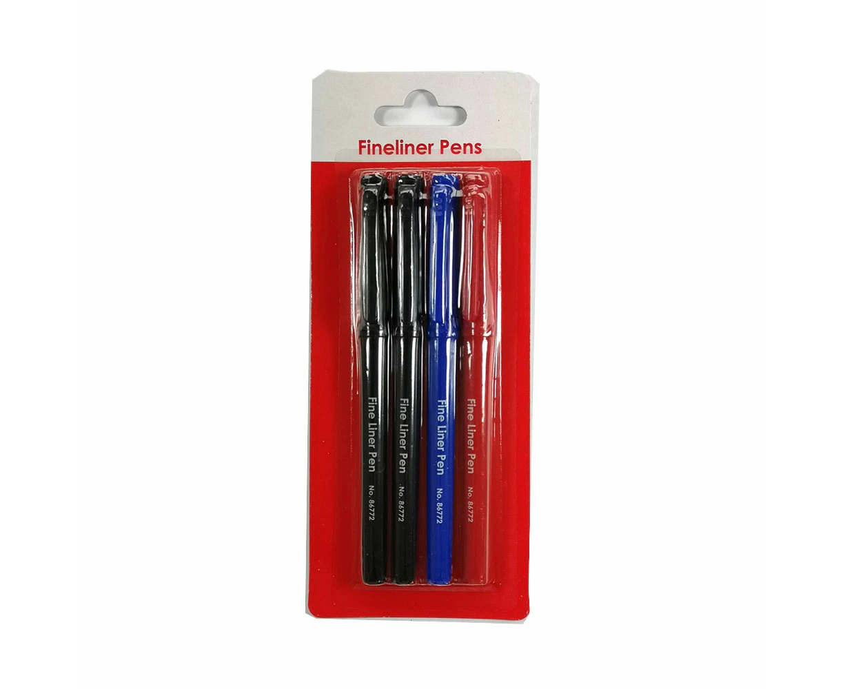 GNS Fineliner 0.4mm Pen (Pack of 4)