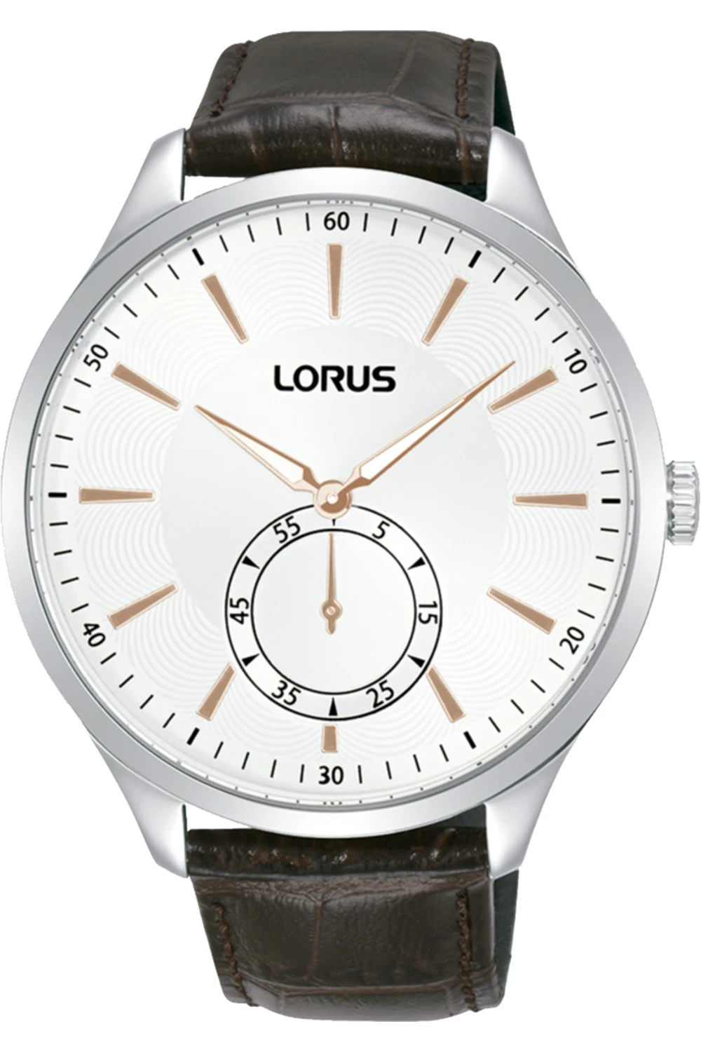 Lorus hombre cl�sico Mens Analog Quartz Watch with Leather bracelet White