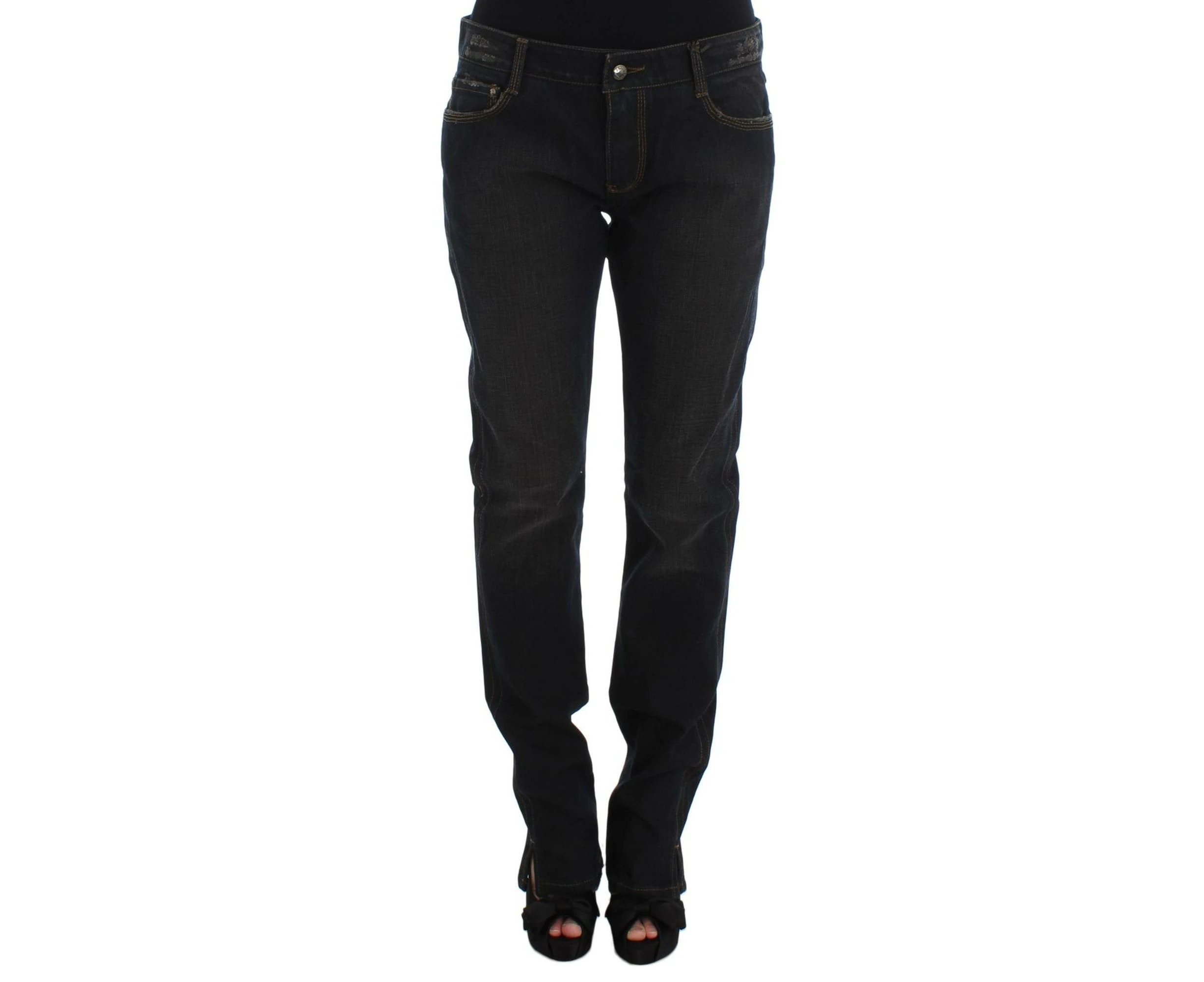 Brand New Ermanno Scervino Boyfriend Jeans - Blue