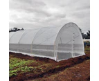 6 x 15M Tunnel Greenhouse with Side Curtains- STK Compact