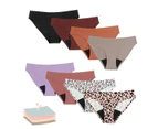Womens Menstrual Period Panties Leak Proof Underwear Postpartum Protective Briefs-black