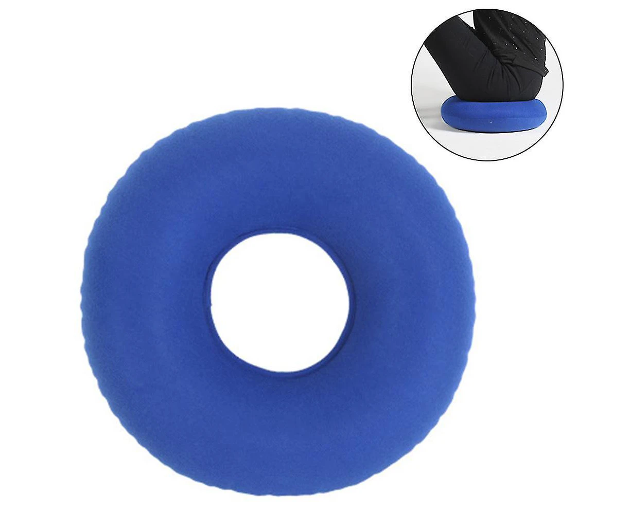 Orthopedic Ring Memory Foam Cushion Donut Cushion For Relief - Navy blue