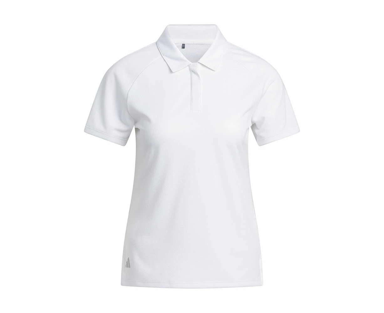 adidas Womens Ultimate365 HEAT.RDY Polo Shirt - White -  Womens