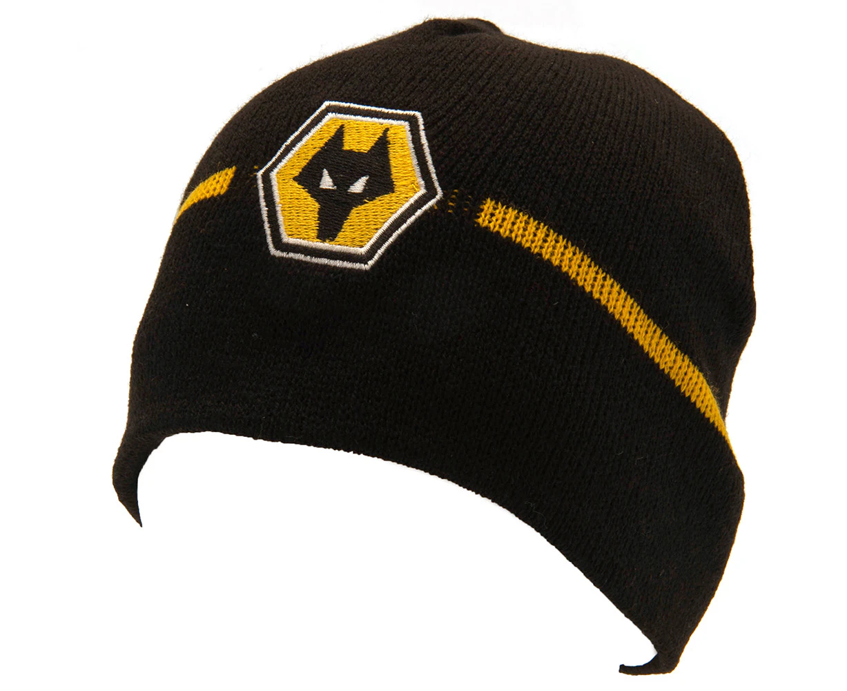 Wolverhampton Wanderers FC Beanie (Black/Yellow) - TA10592