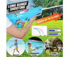 Electric Shark Water Gun Toy for Kids - Full Auto Water Pistol Grip Guns for Kids & Adults, Automatic Water Squirt Gun with 600cc Capacity, 39ft Range