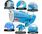 Electric Shark Water Gun Toy for Kids - Full Auto Water Pistol Grip Guns for Kids & Adults, Automatic Water Squirt Gun with 600cc Capacity, 39ft Range