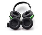 2Pcs Faux Leather Memory Foam Replacement Ear Pads Earmuff for Razer ManO'War 7.1 Headphones Black
