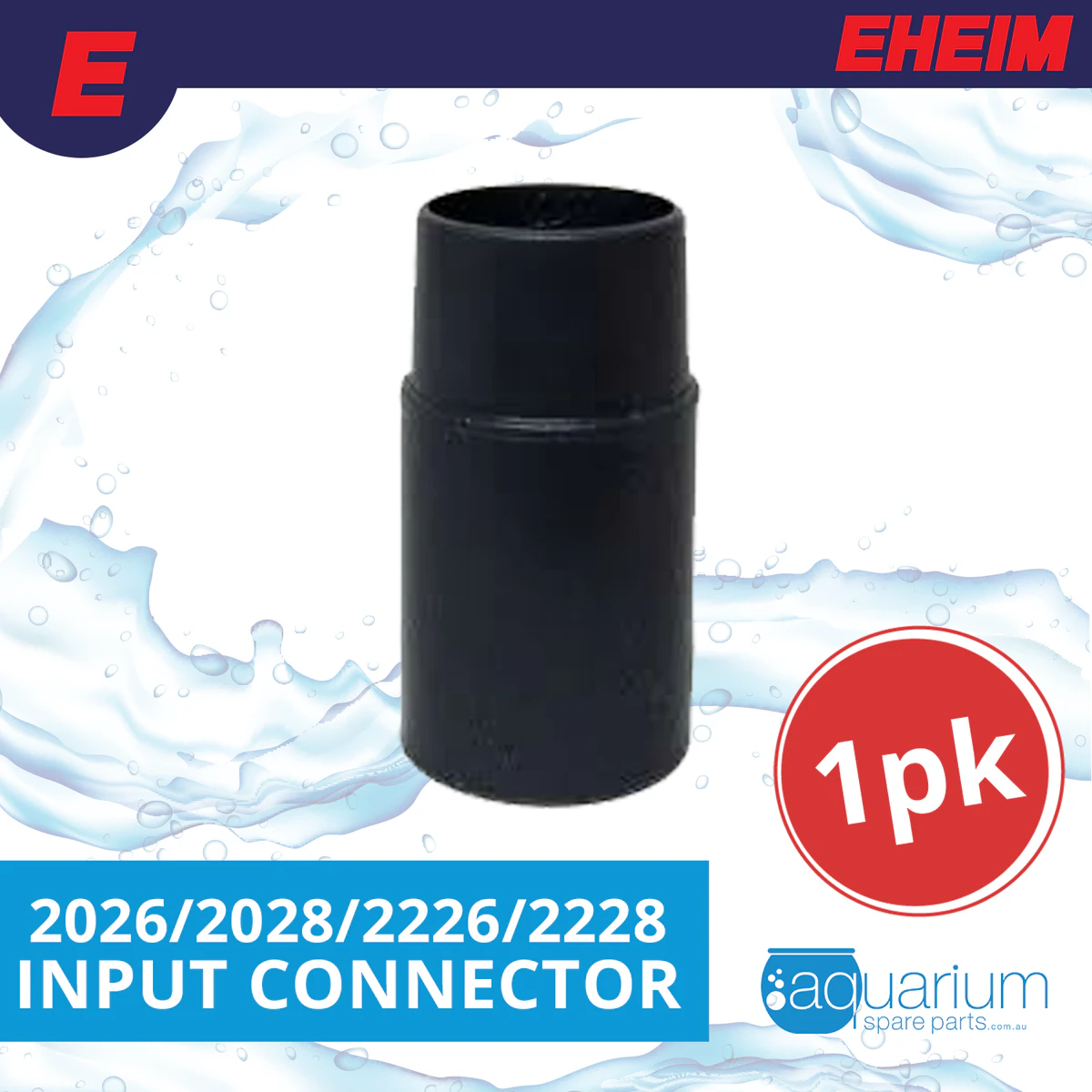 Eheim 2026/2028/ 2226/2228 Input Connector (7342200)