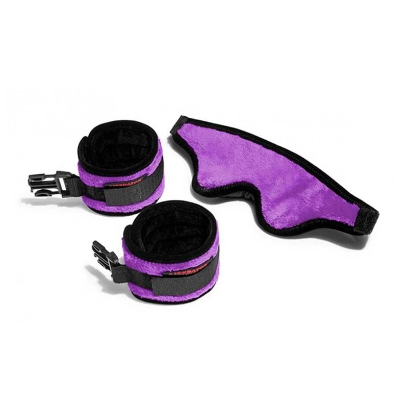 Liberator Plush Tease Bondage Kit - Purple