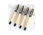 Personalized Luxury Ballpoint Pen Writing Gel Ink Pen 0.5mm Medium Point for Students Teacher Manager Lawyer Professor-Package Quantity-5