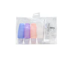 14Pcs Silicone Leakproof Travel Bottles Set for Toiletries Shampoo Lotion Dispensing Bottle