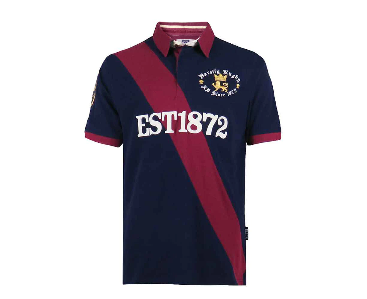 Varsity Rugby Union Shirt Polo 1872 - Navy Blue