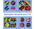 Busy Board Montessori Toys for 1 2 3 4 Year Old Boys & Girls Gifts  Educational Travel Toys, Preschool Activities Learning Alphabet Count Fine Motor Skills