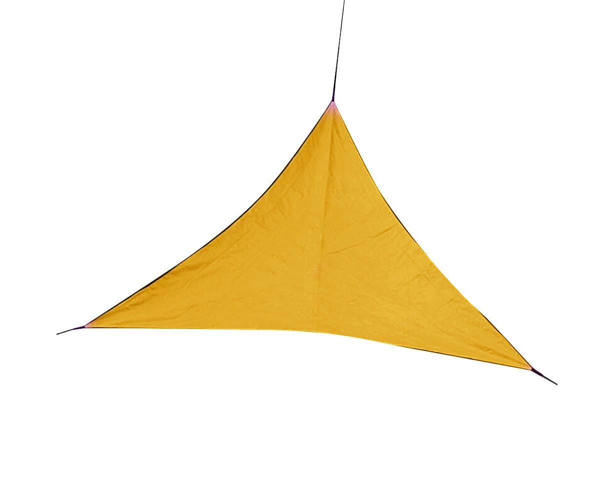 Minbaeg 3/4/6m Outdoor Triangle Sun Shelter Sunshade Canopy Garden Patio Camping Awning-Orange 3*3*3m