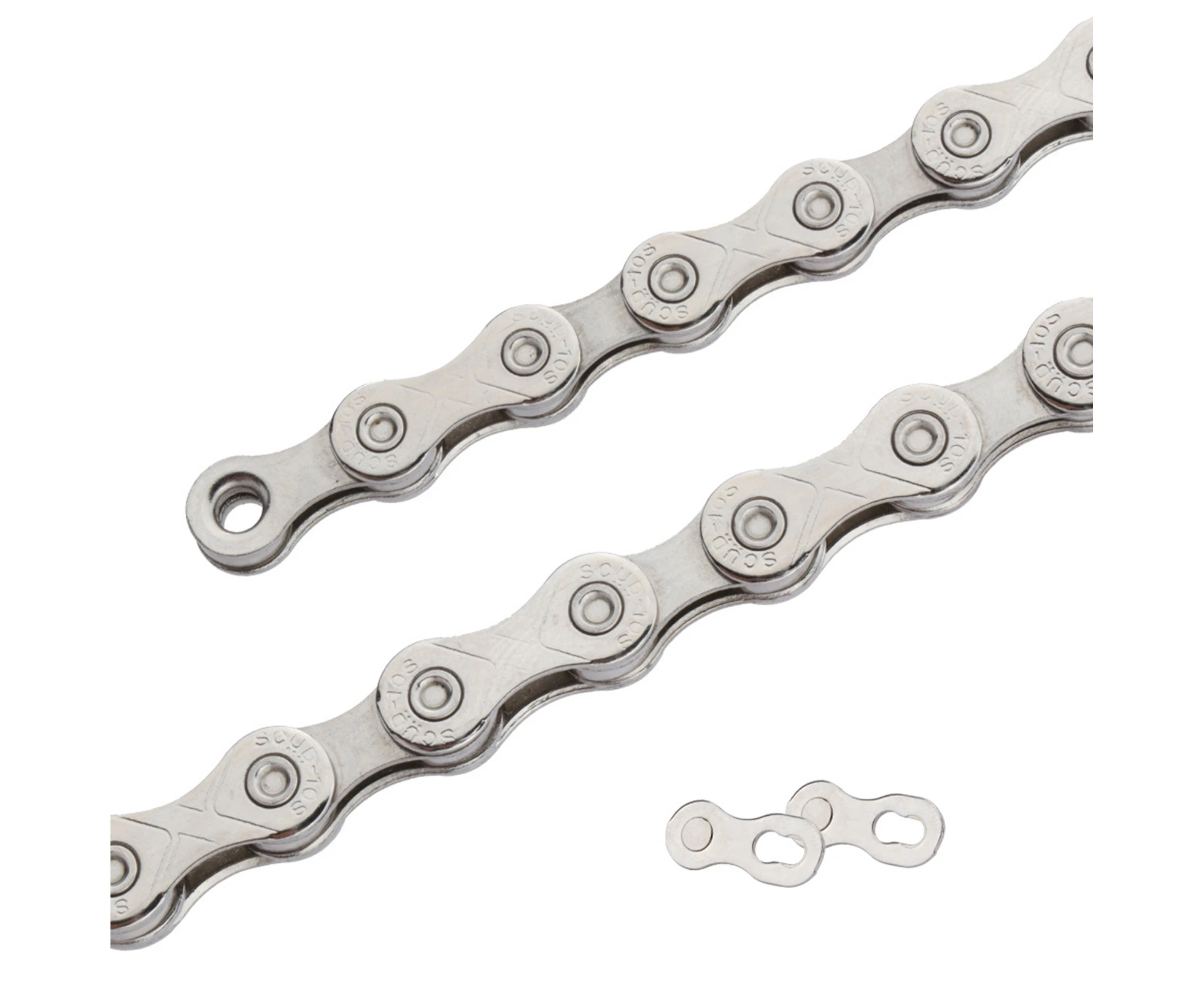 9/10/11/12 Speed Steel Road Bike Chain Anti Corrosion Rust-proof Impact Resistant Bicycle Chain Bike Supplies - Silver 10