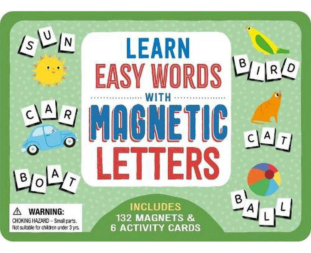 Learn Easy Words with Magnetic Letters