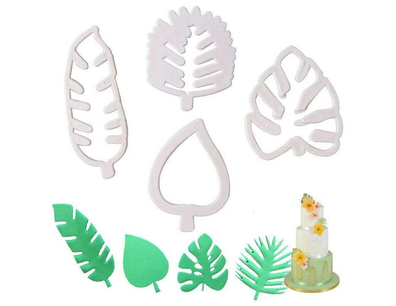 Palm Tree Turtle Leaf Cookies Biscuit Cutter Fondant Mould Cake Sugarcraft Mold