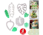 Palm Tree Turtle Leaf Cookies Biscuit Cutter Fondant Mould Cake Sugarcraft Mold