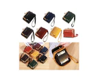 2023 Wristlet Wallet Multi-slot PU Credit Card Bank Card Holder Woman Girl with Wrist Strap Coin Change Clutch Purse-Color-Yellow