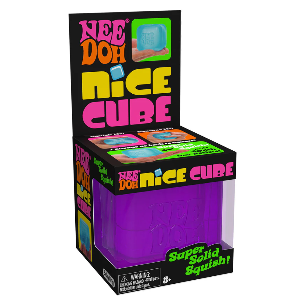 Schylling Nee Doh Nice Cube Kids Sensory Squishy/Squeeze Play Toy 6cm Asst 3+