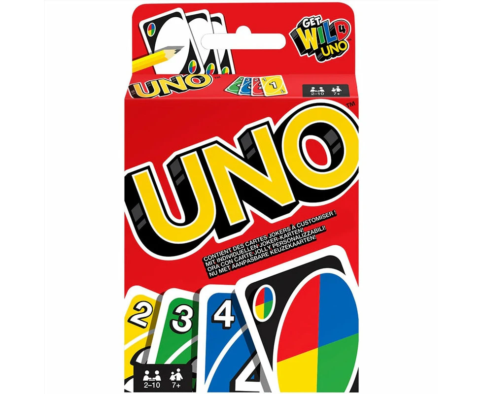 UNO Original Card Game - Get Wild 4 UNO