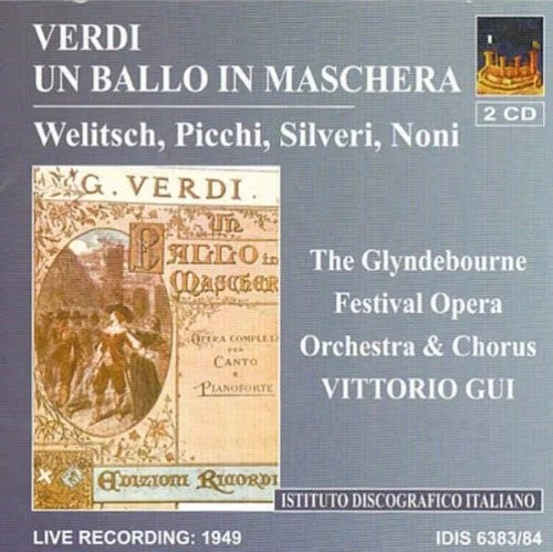 Verdi / Alan / Loring / Noni - Un Ballo in Mascher  [COMPACT DISCS] USA import