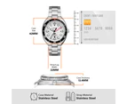 Fossil Breaker Silver Watch FS6063