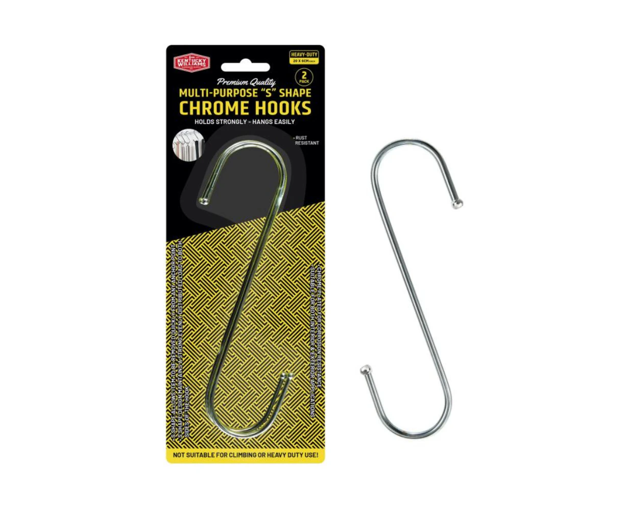 2x Kentucky Williams Multipurpose S Hooks