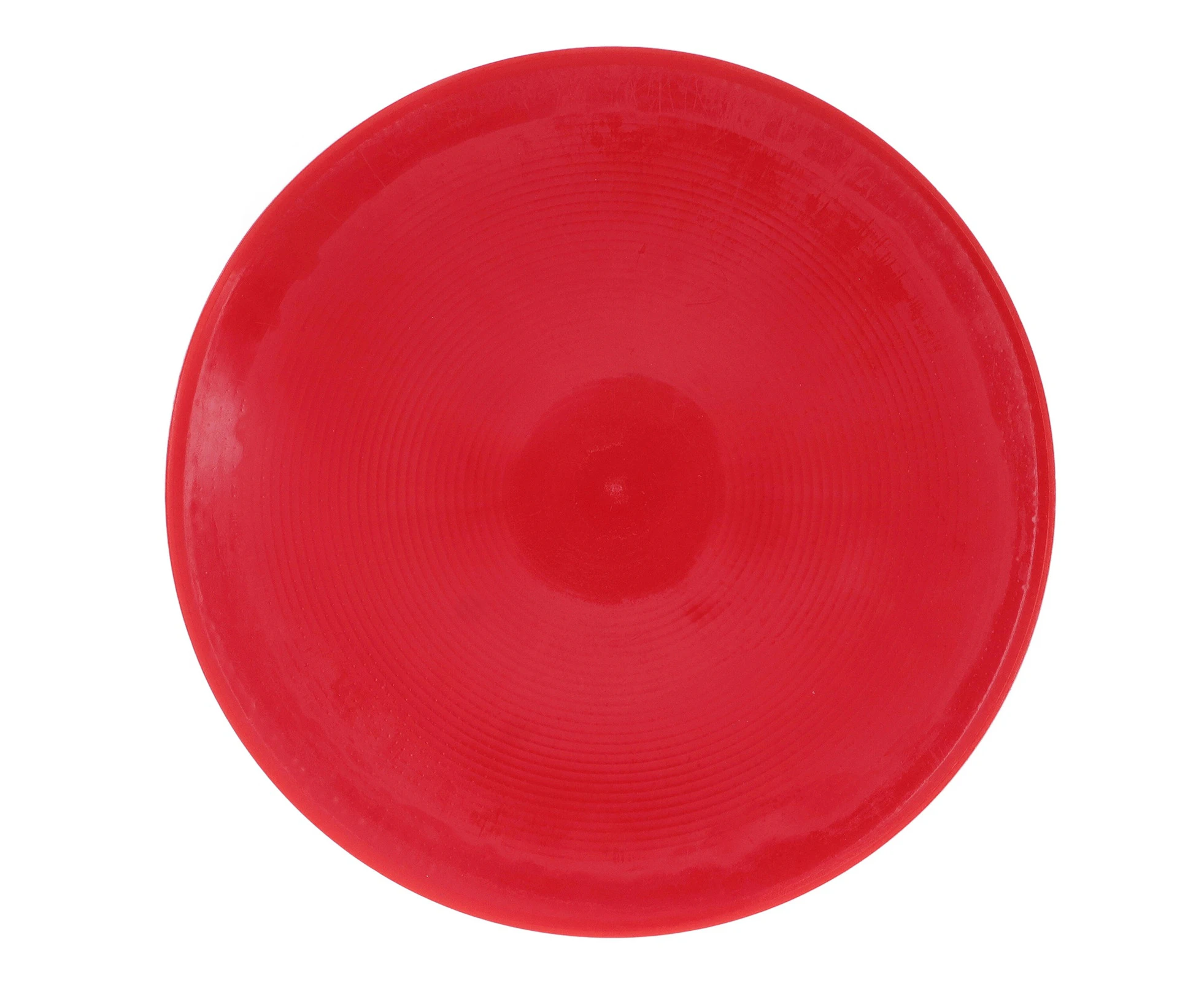 10Pcs Sports Floor Spots Marker Flat Disc Marker Bright Color Flat Field Floor Spots For Tennis Soccer Training  Red