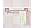 puluofuh Kitchen Multifunctional Towel Cabinet Rack Hanger Bathroom Double Pole Holder-Green