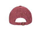 Washed Cotton Golf Dad Hat Adjustable Vintage Low Profile Baseball Cap Men Women-Wine Red