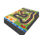 Kids Rug City Life with Cars and Toys Educational Road Traffic Play Rug - Style 2