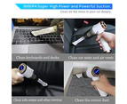 Car Vacuum Cleaner Cordless for Tesla Model 3/X/Y/S Portable Car Accessories with Suction 9000PA/120W/4000mAh Rechargeable Vacuum Fordable Cleaning