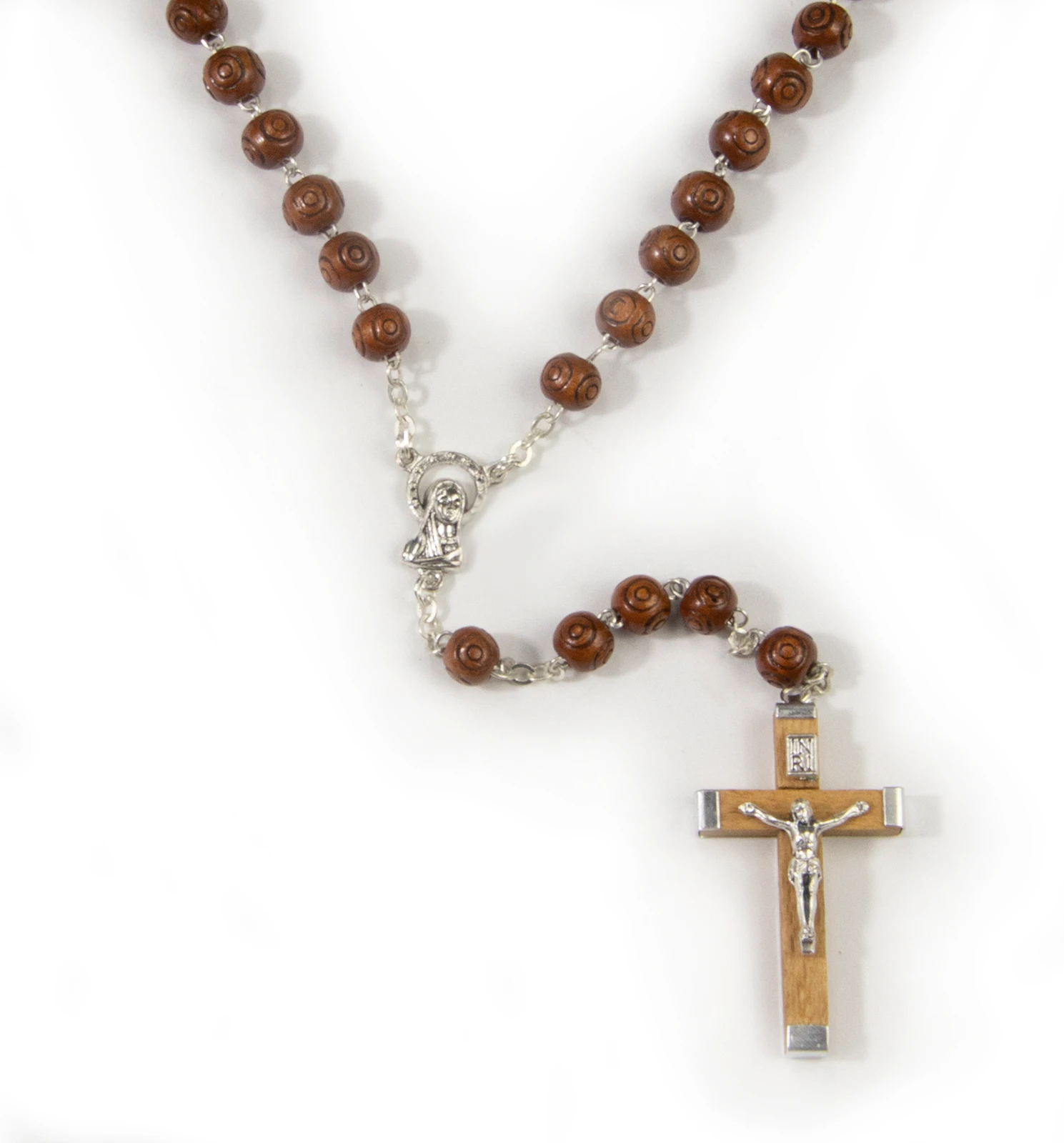 Rosary Beads Wooden 8mm - Brown