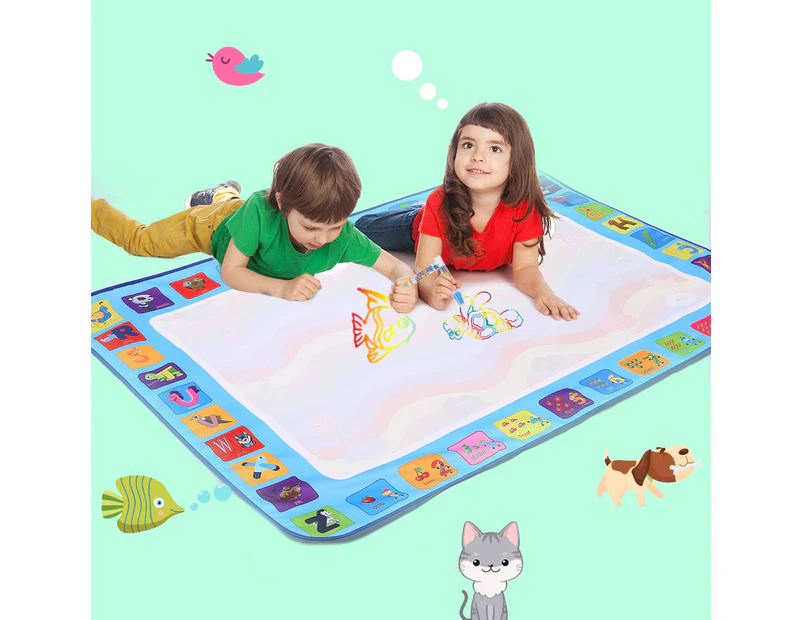 Kids Drawing Mat Aqua Doodle Board Water Painting Writing Magic Educational Toy