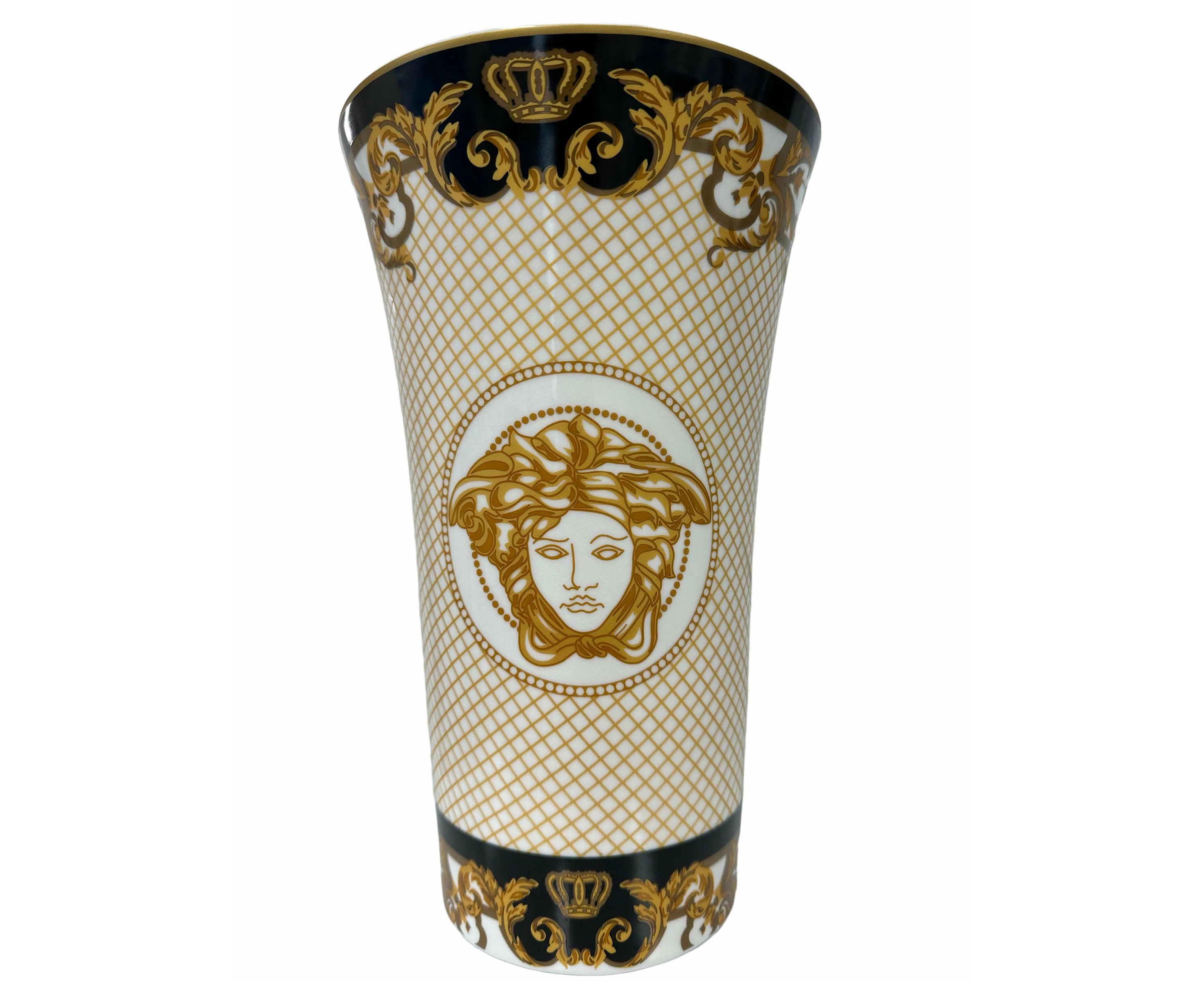 The House of Florence Medusa Luxe Gold 26cm Decorative Vase